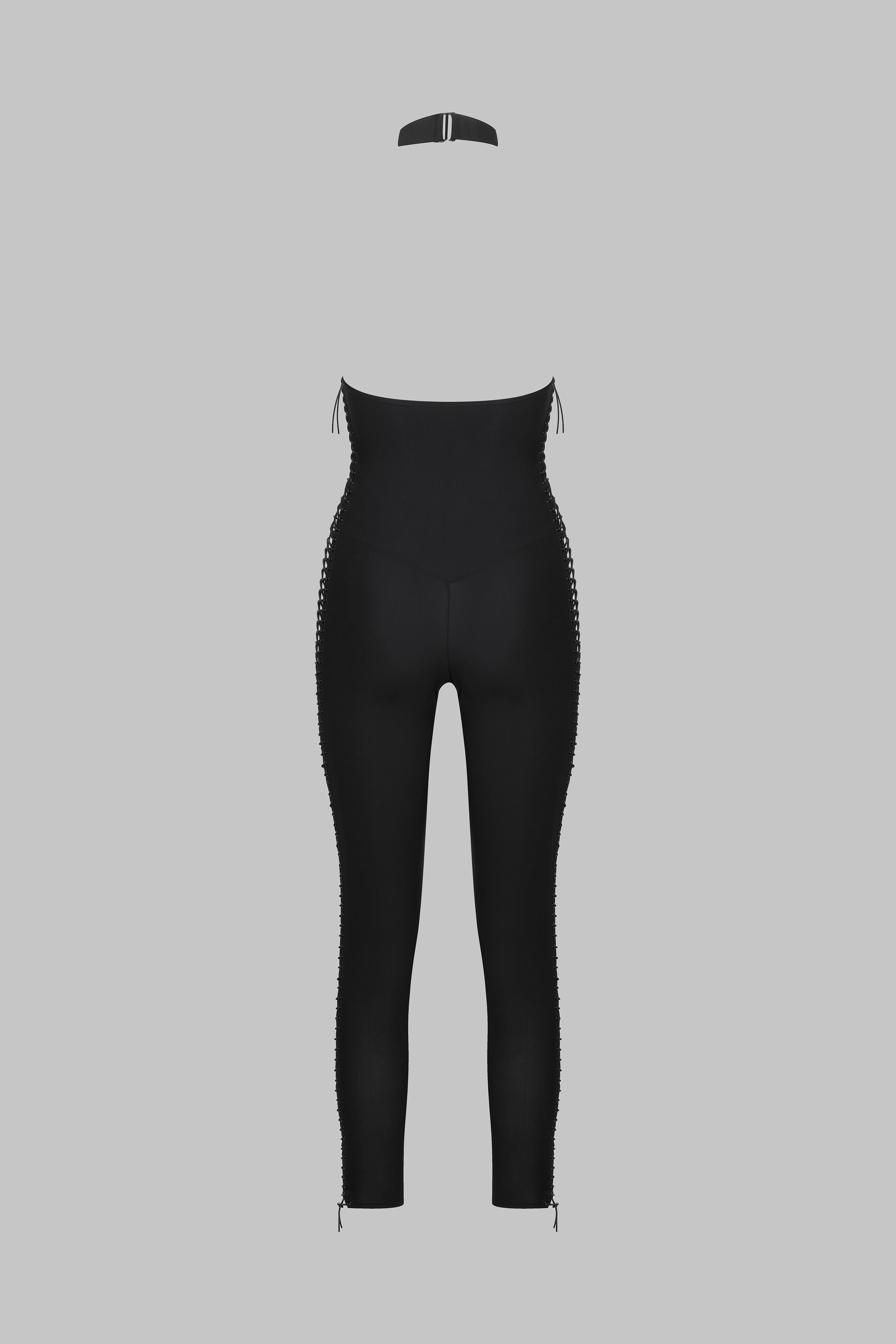 Jumpsuit with american collar - Nuit Infinie