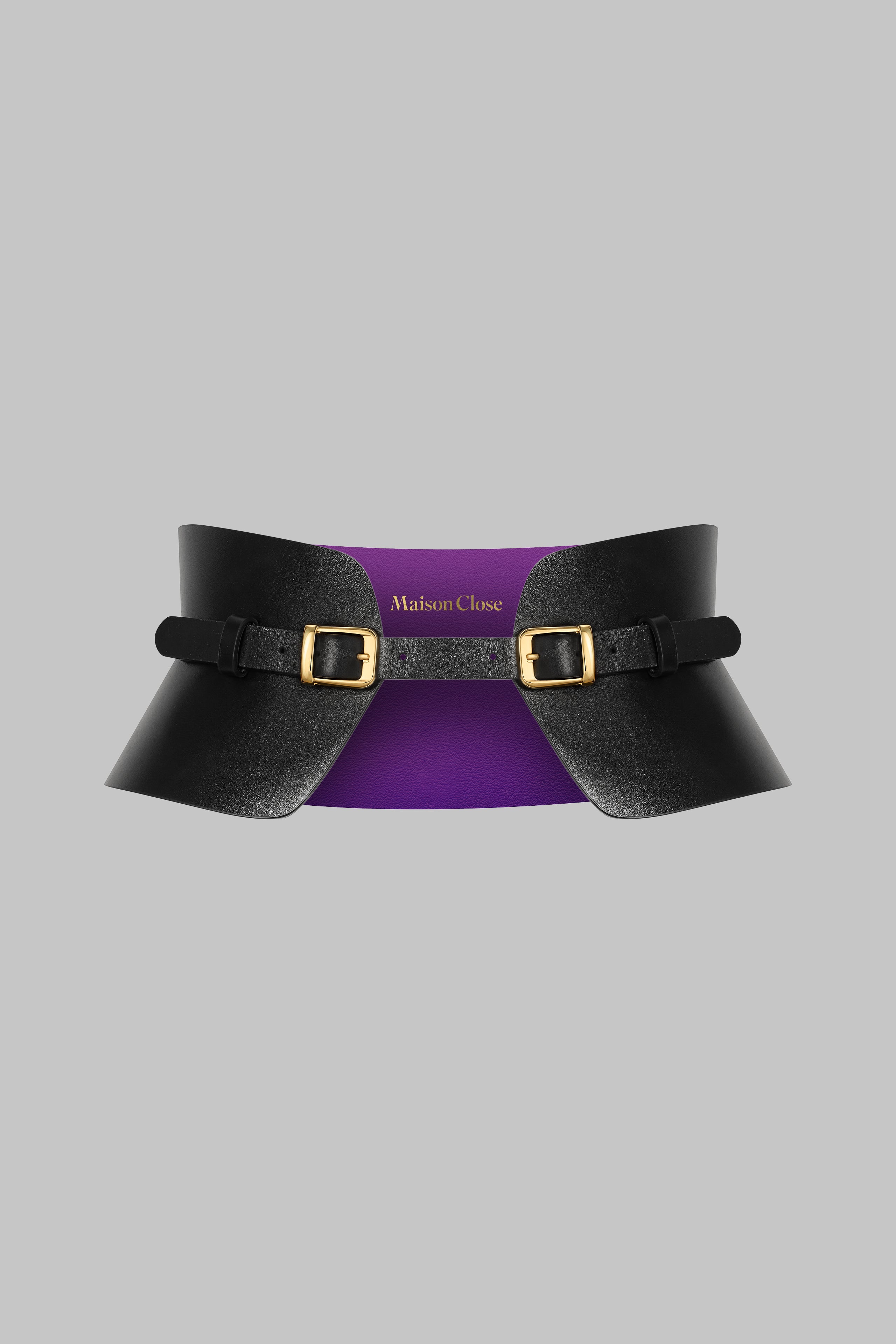 Leather corset belt - L&