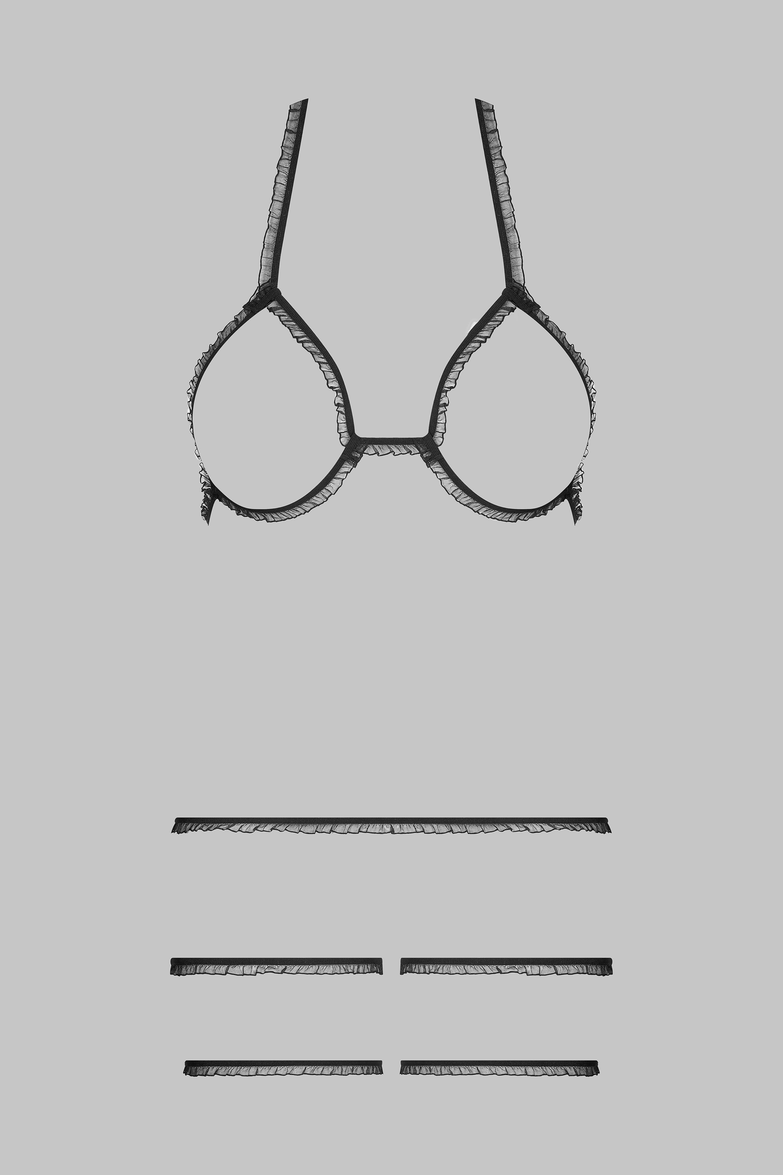 Lingerie Set Trompe L’œil - Black - CORPS