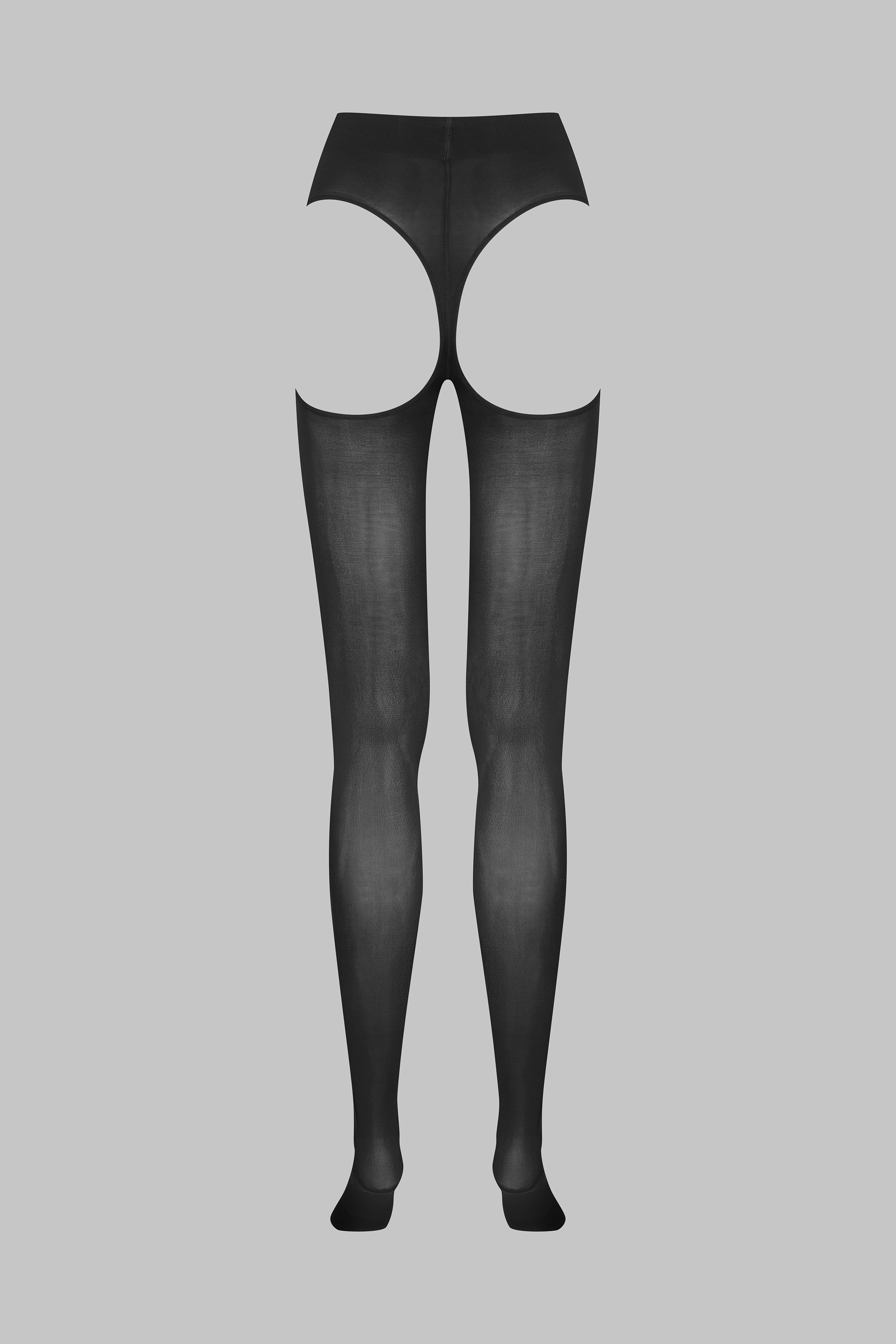 Backless Tights 70D - Black - LEGWEAR