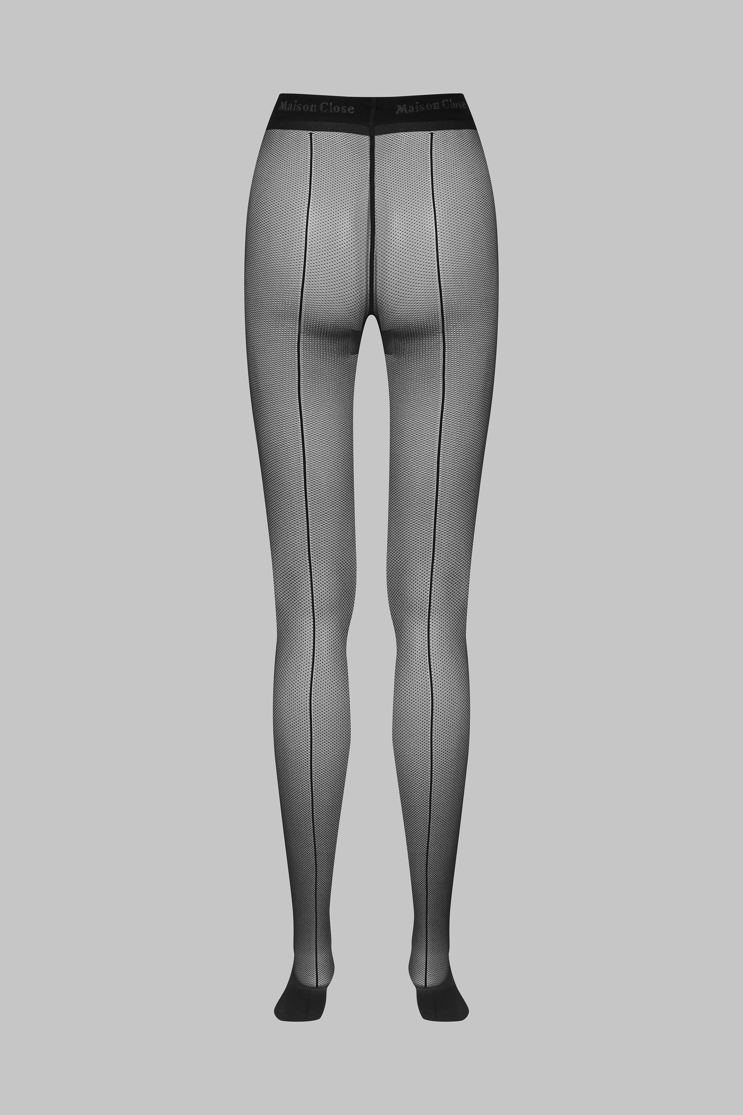Signature back seam fishnet illusion tights 25D - LEGWEAR