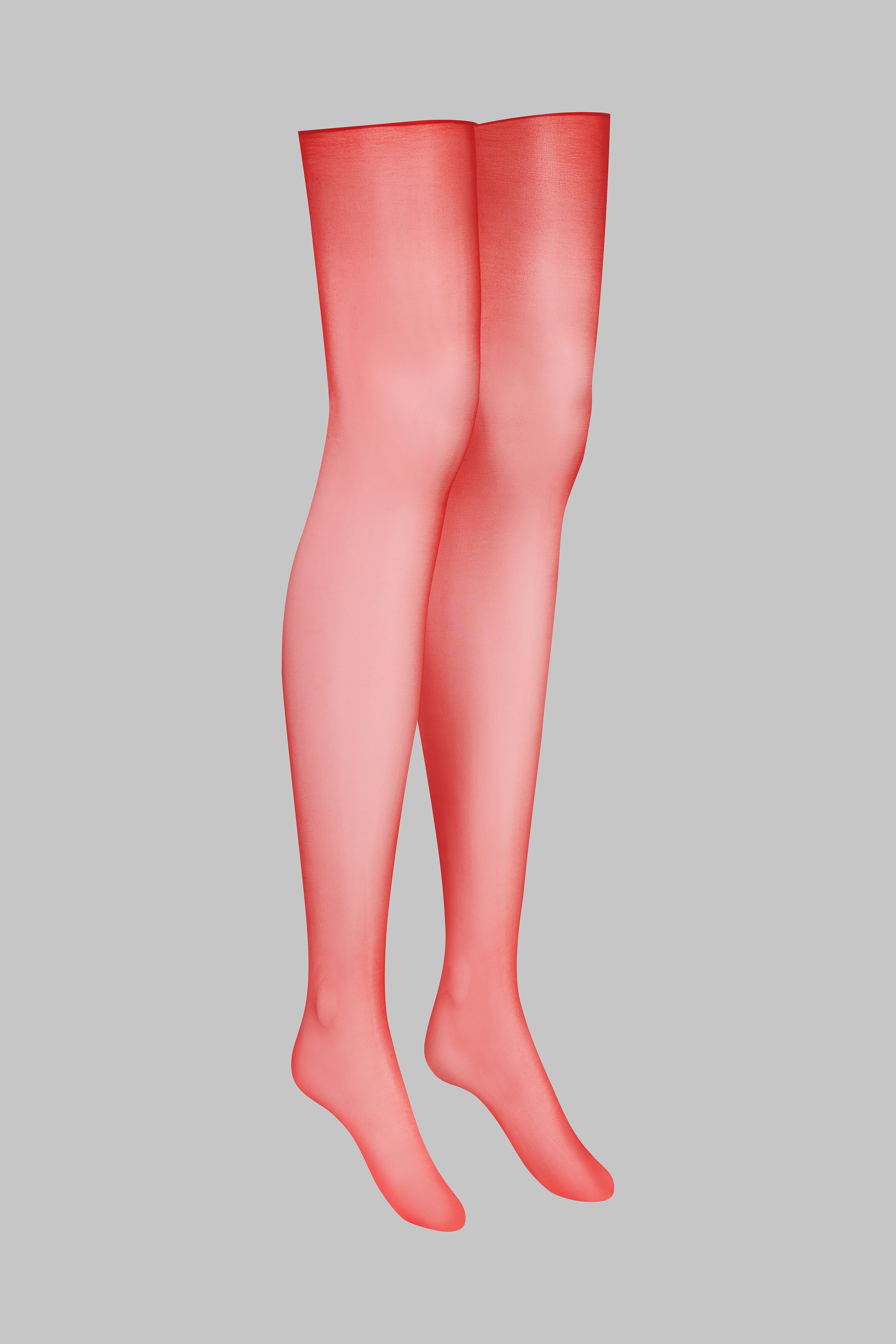 Glossy cut and curled stockings 10D - LEGWEAR