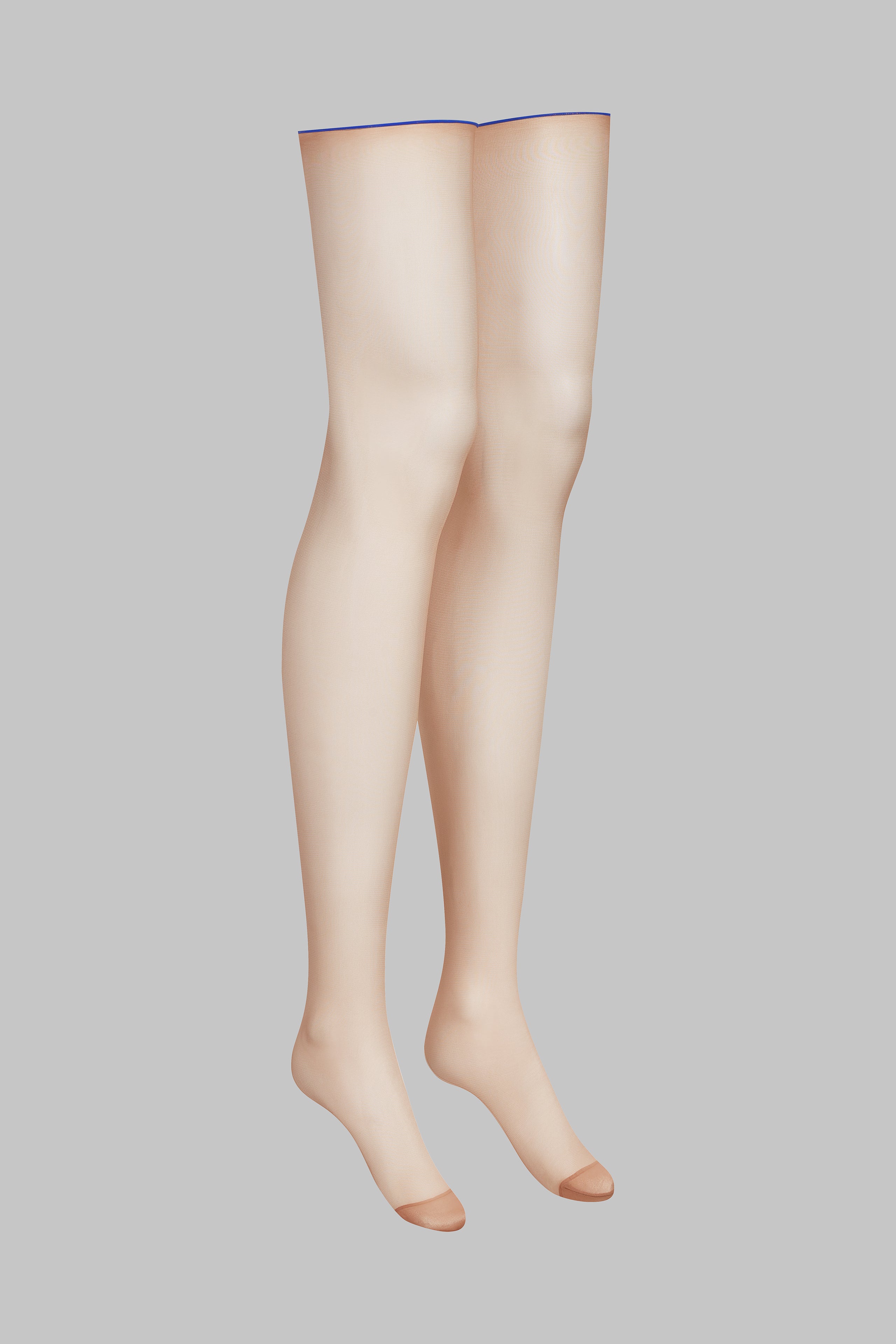Cut and curled back seamed stockings 20D - LEGWEAR