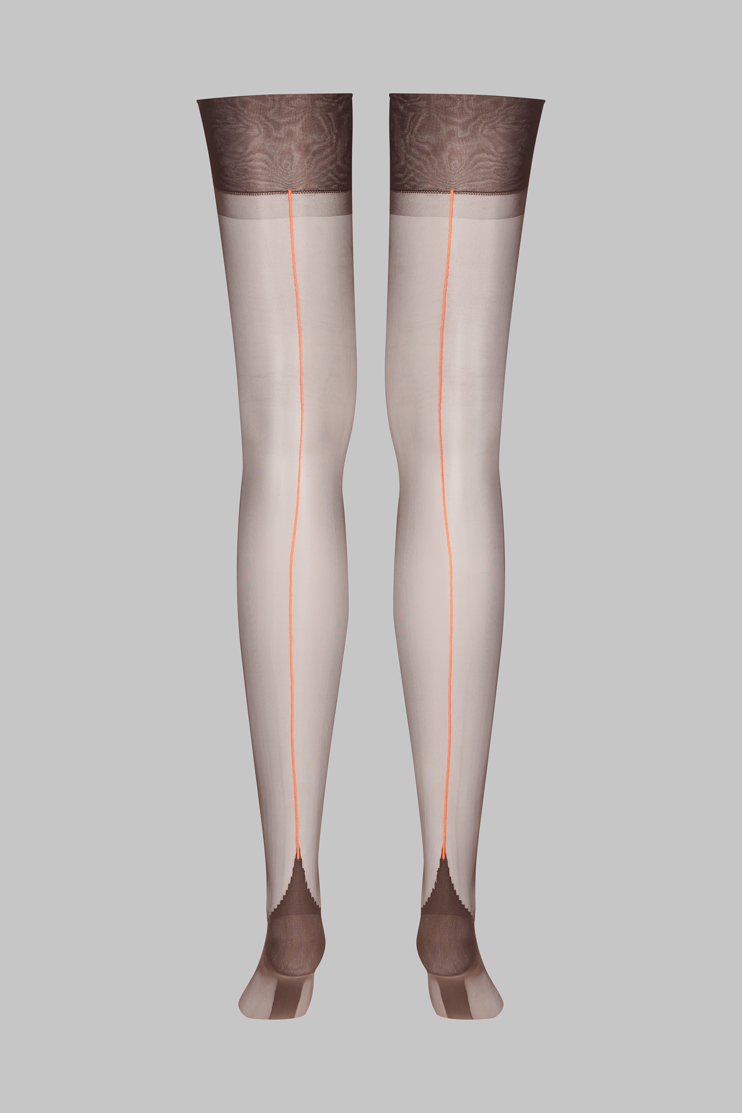 Authentic neon seamed nylon stockings 15D - LEGWEAR