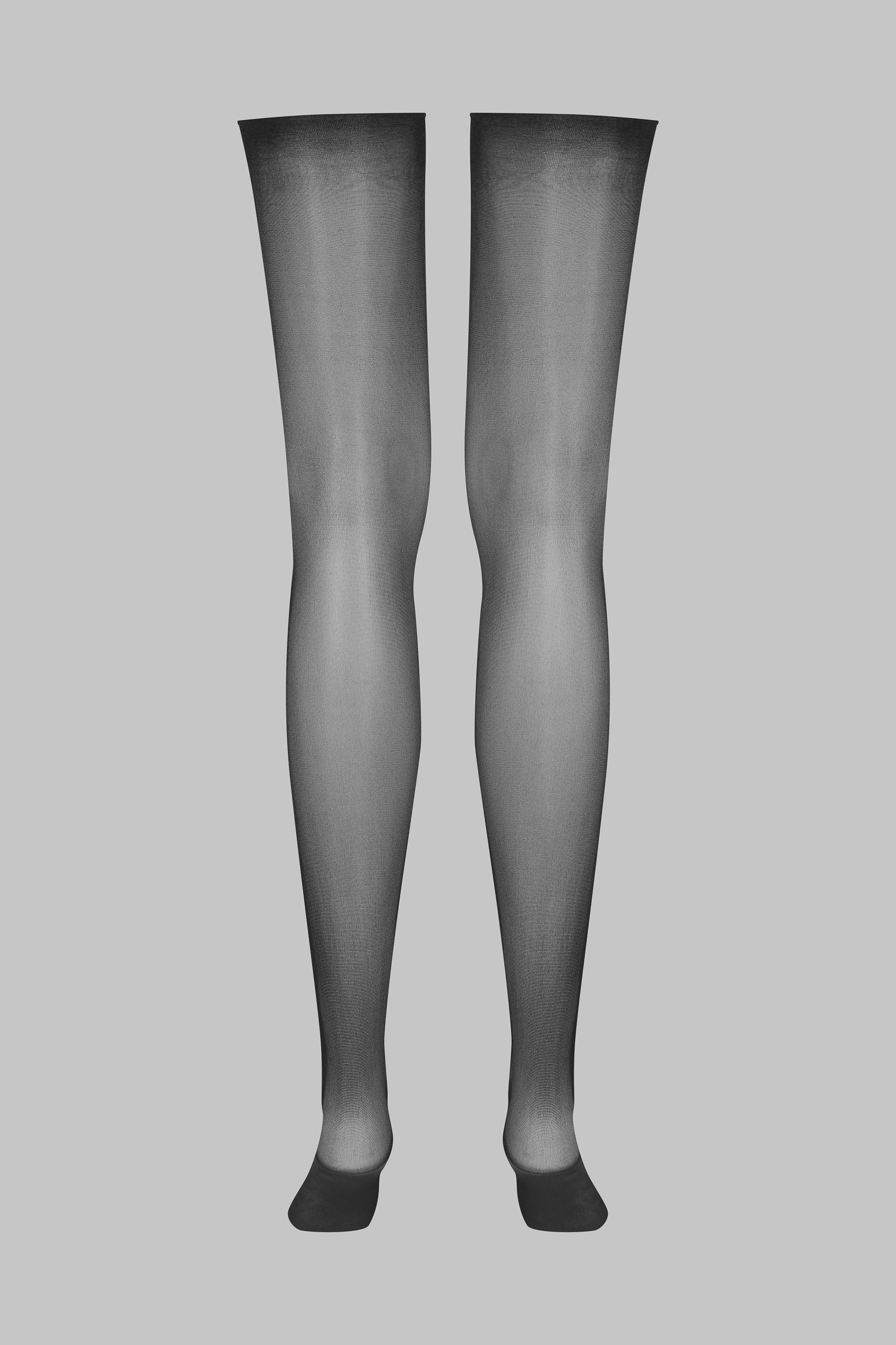 Cut and curled sheer stockings 20D - LEGWEAR