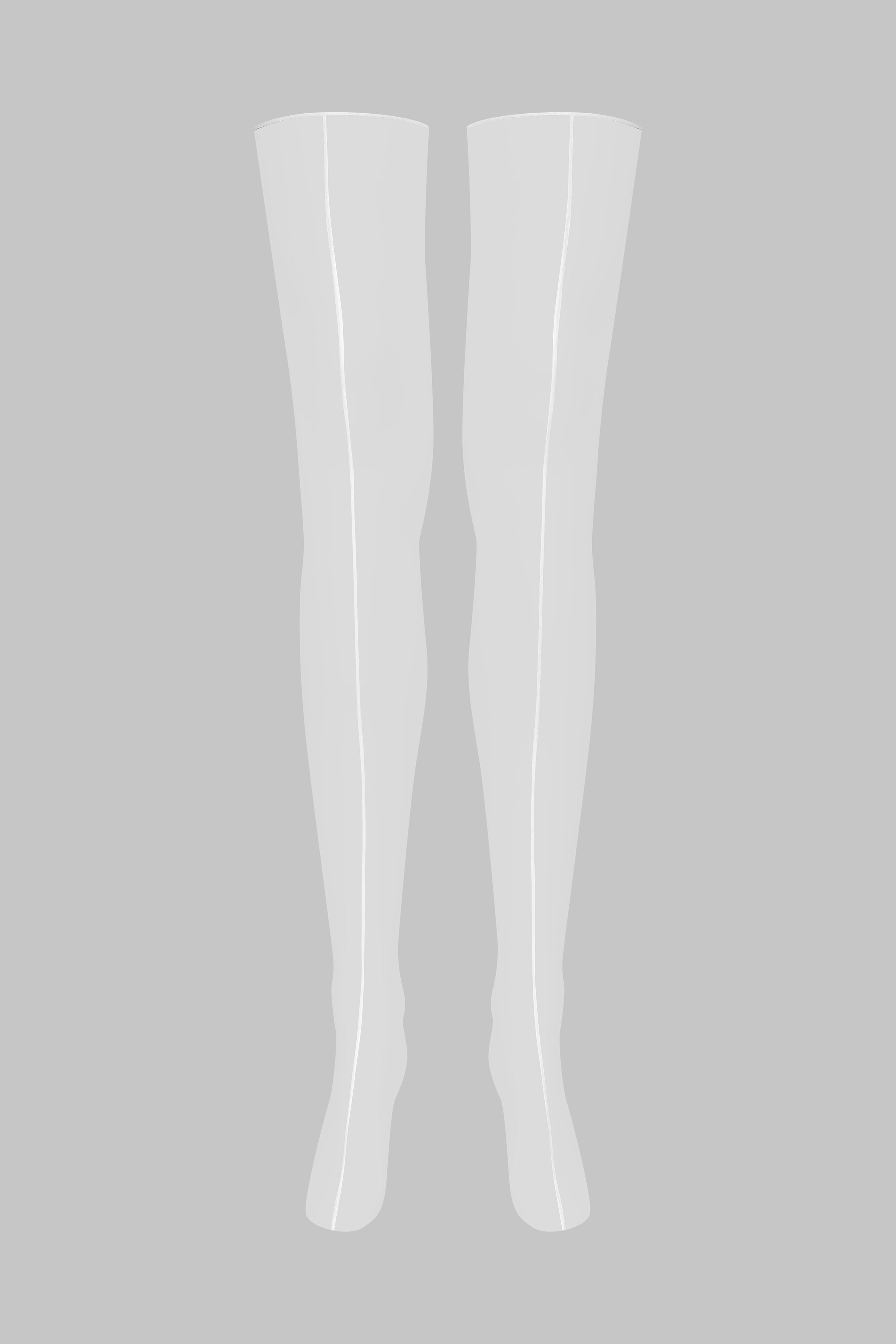 Double seamed cut and curled stockings 10D - LEGWEAR