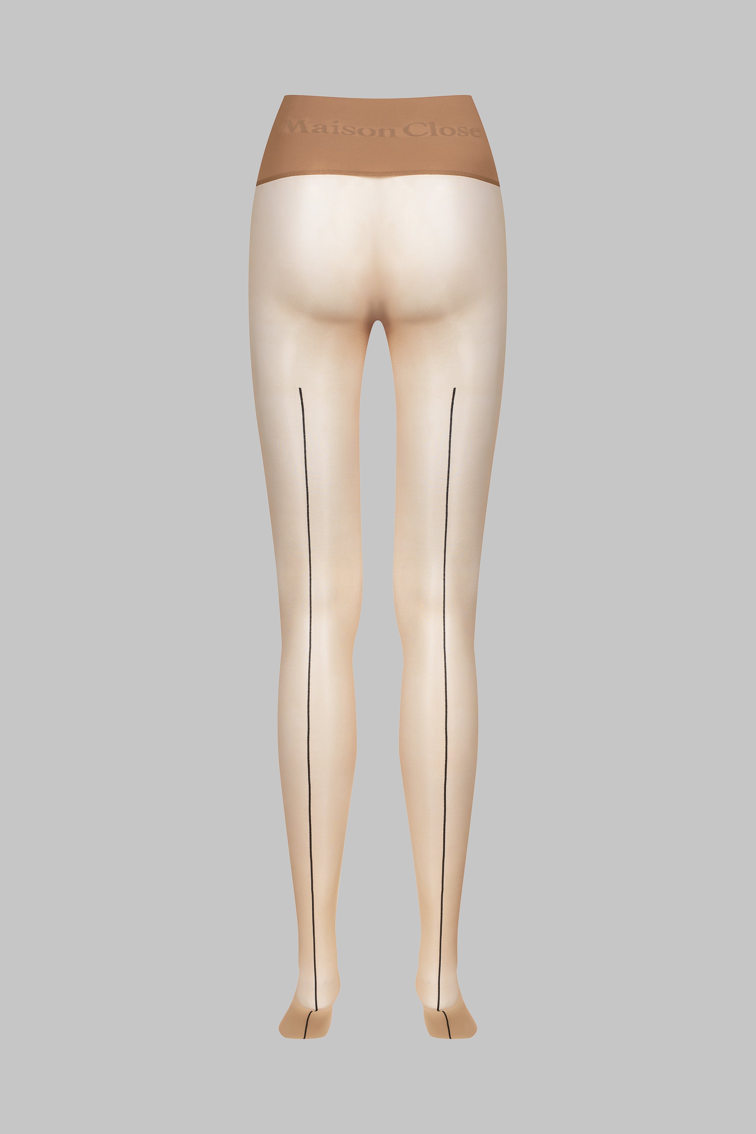 Signature back seam seamless tights 20D - Medium Nude - LEGWEAR