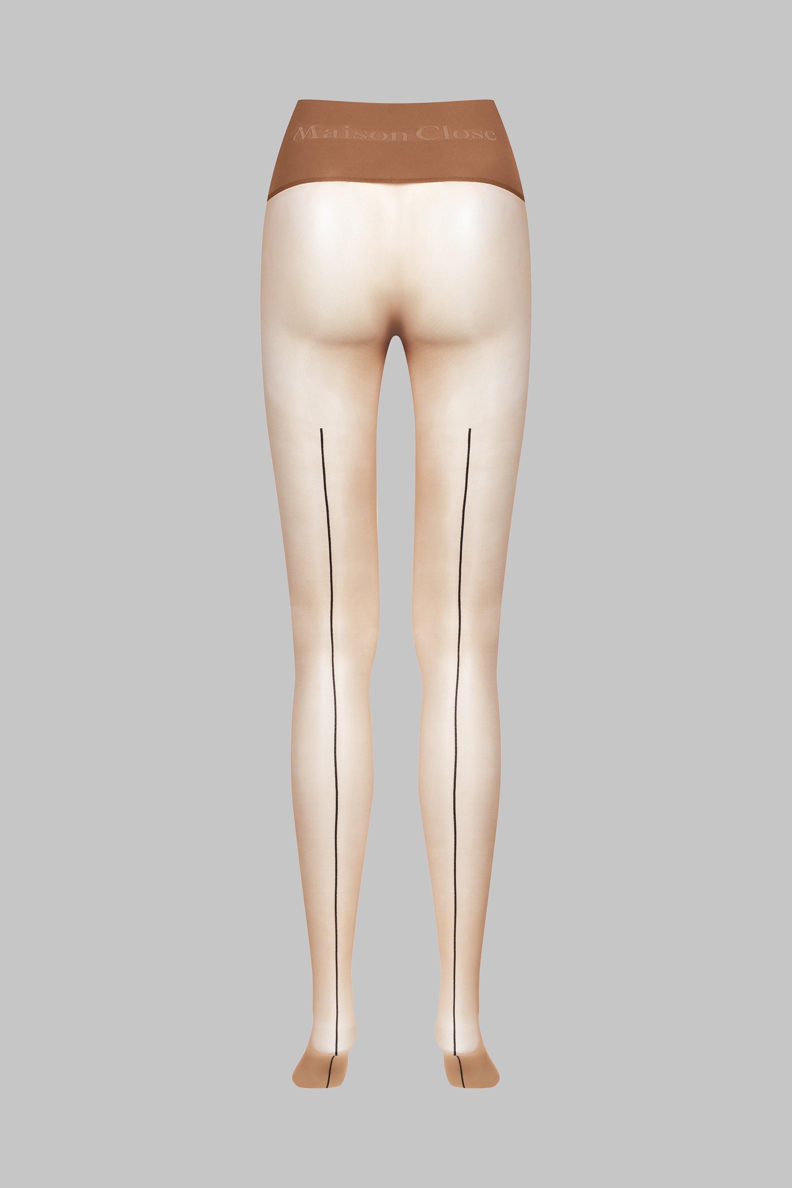 Signature back seam seamless tights 20D - Sun Nude - LEGWEAR