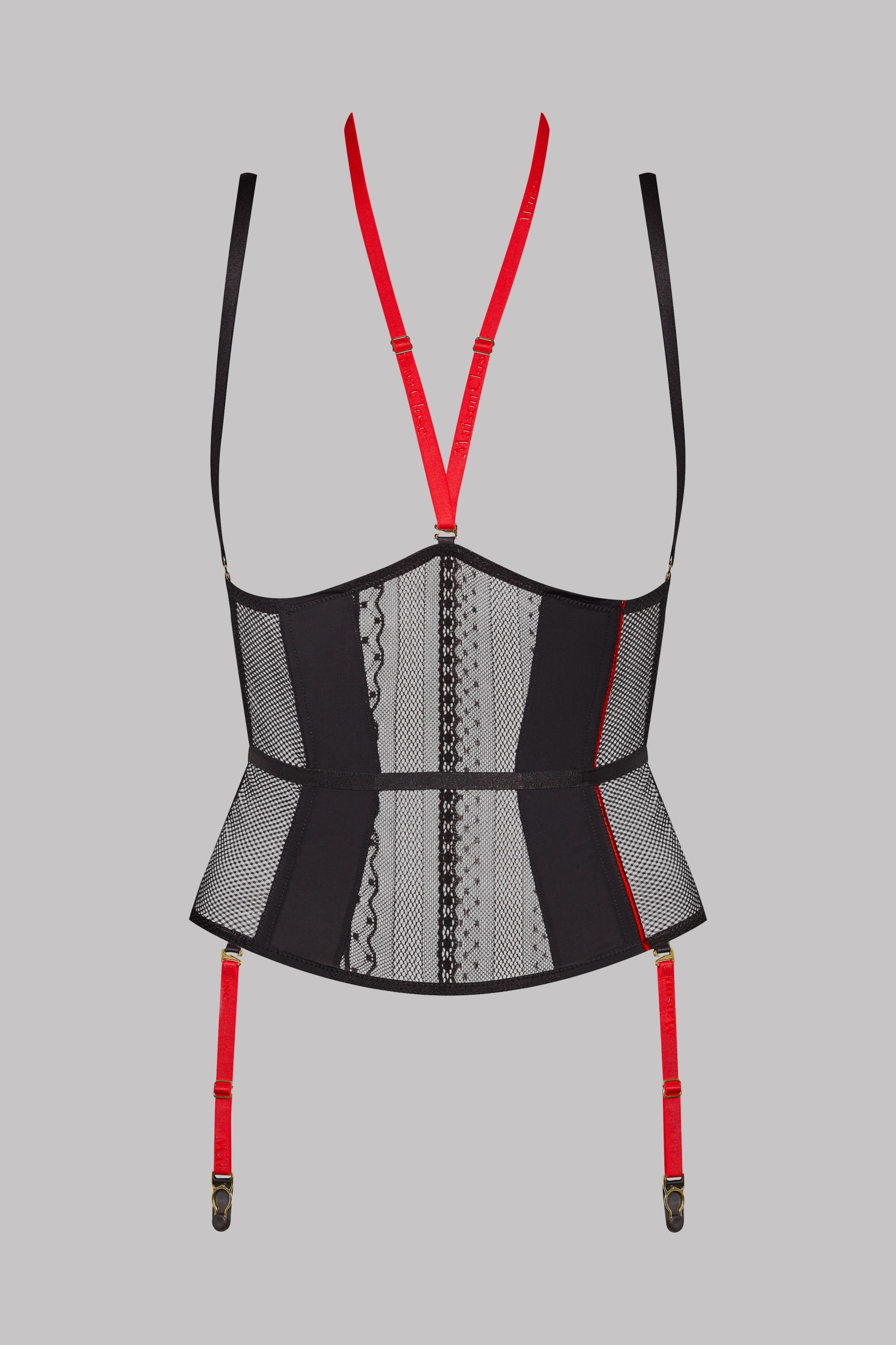 Waist cincher with harness & suspenders - Sacré Cœur