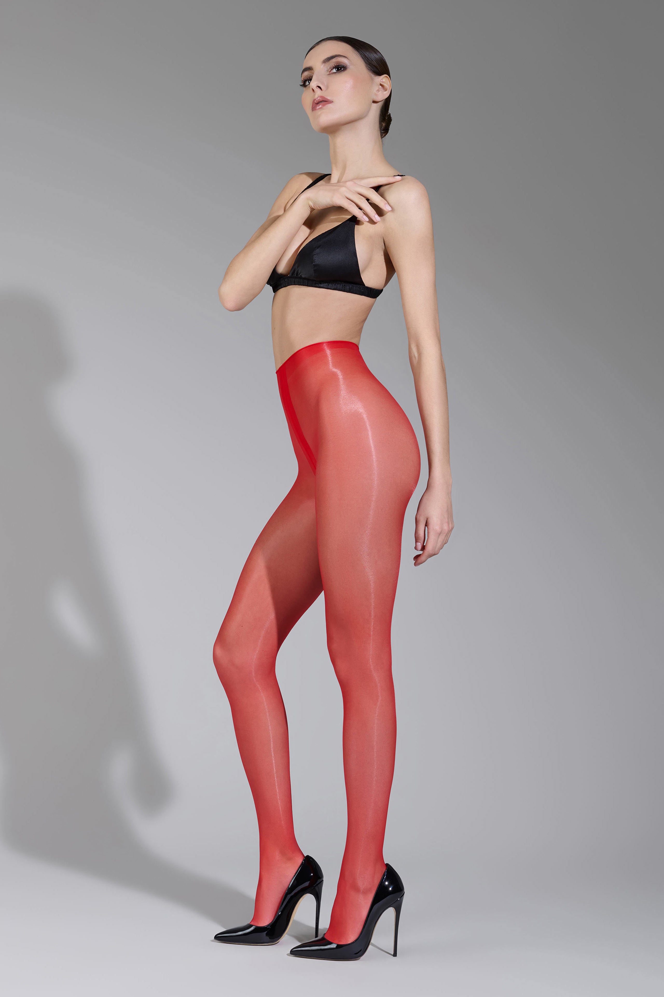 Glänzende Strumpfhose 10D - Les Coquetteries