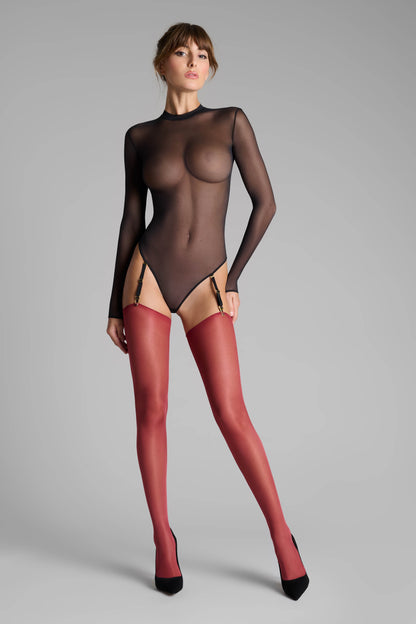 Cut and curled stockings 20D - LEGWEAR