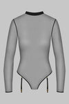 Thong body with suspenders - Corps à Corps