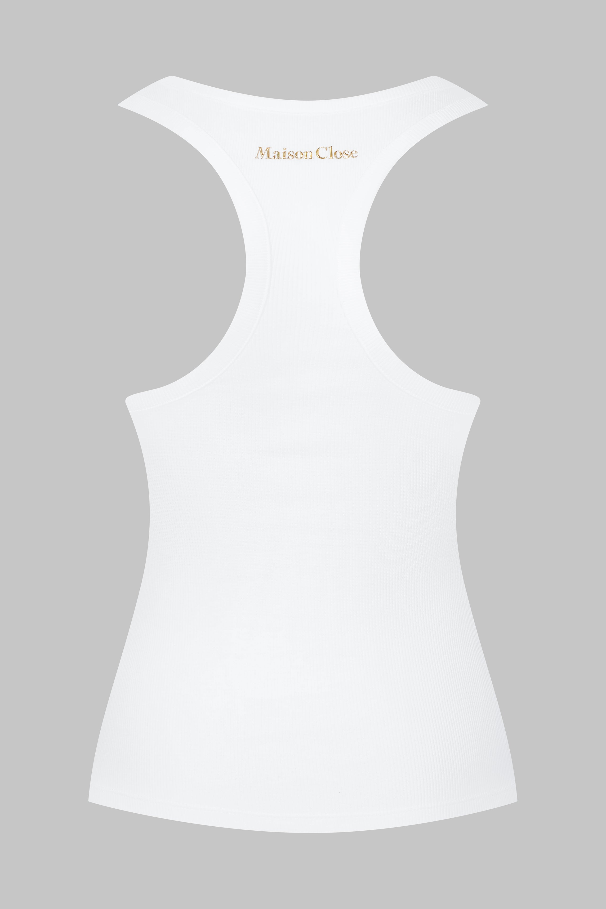 012 - Cotton tank top with gold logo