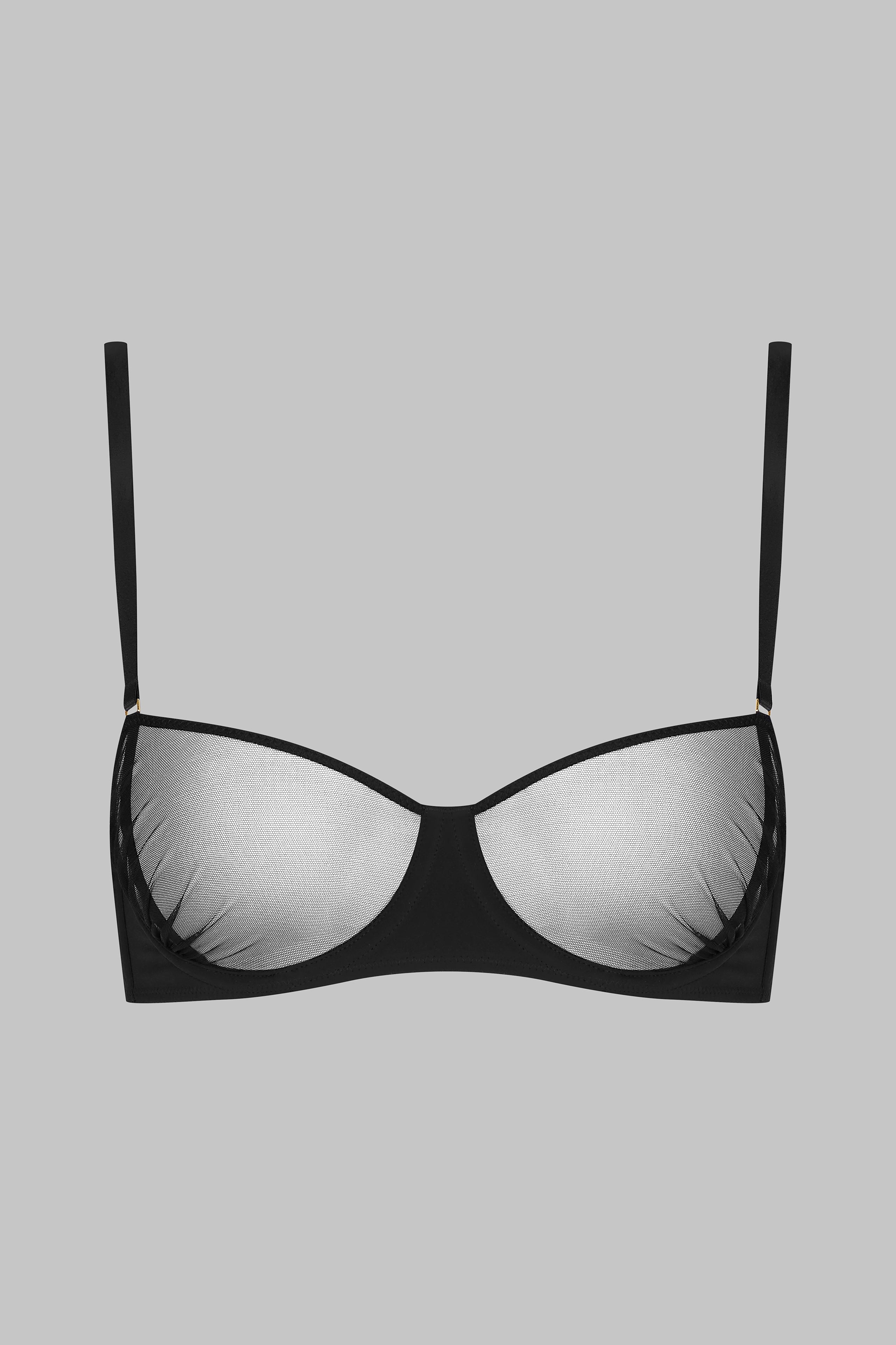 Fawn Crystal Bra - Black - House of Tinks