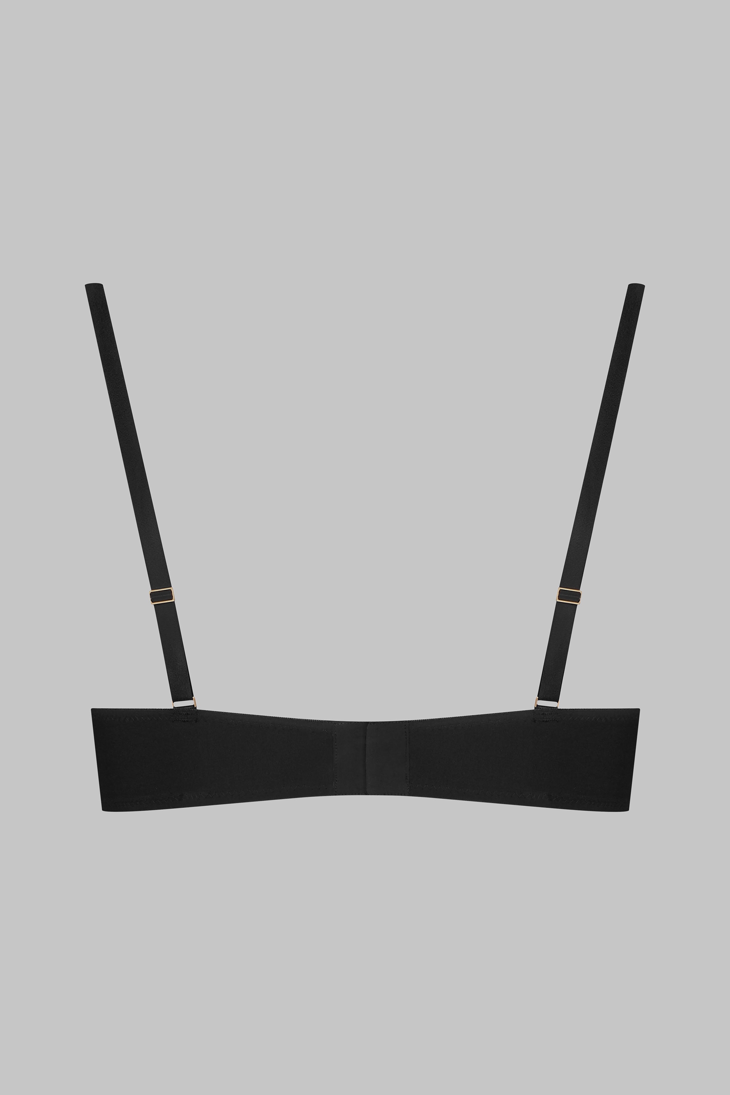 Fawn Crystal Bra - Black - House of Tinks