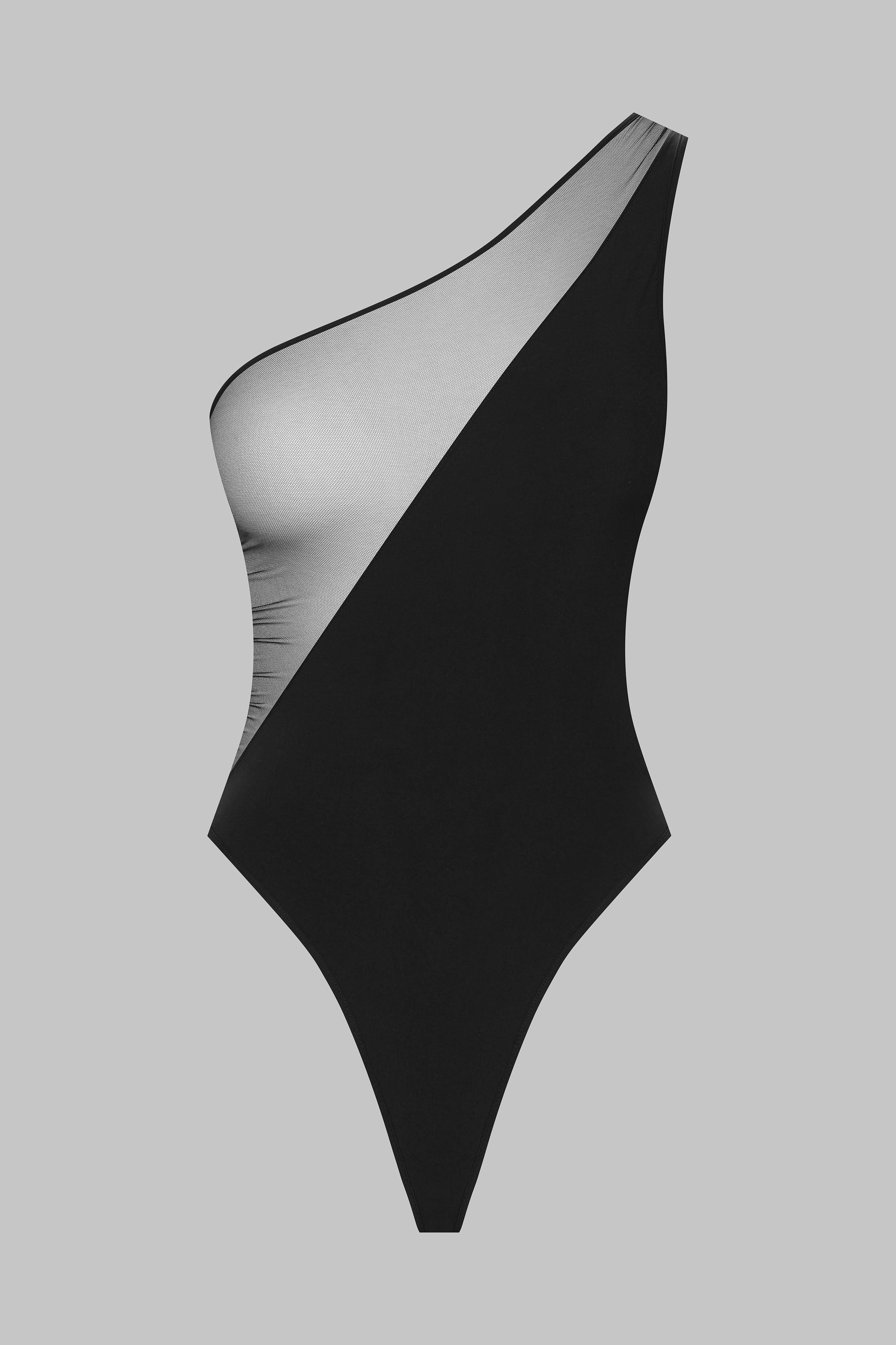 Asymetric Thong Body - Nuit Fauve