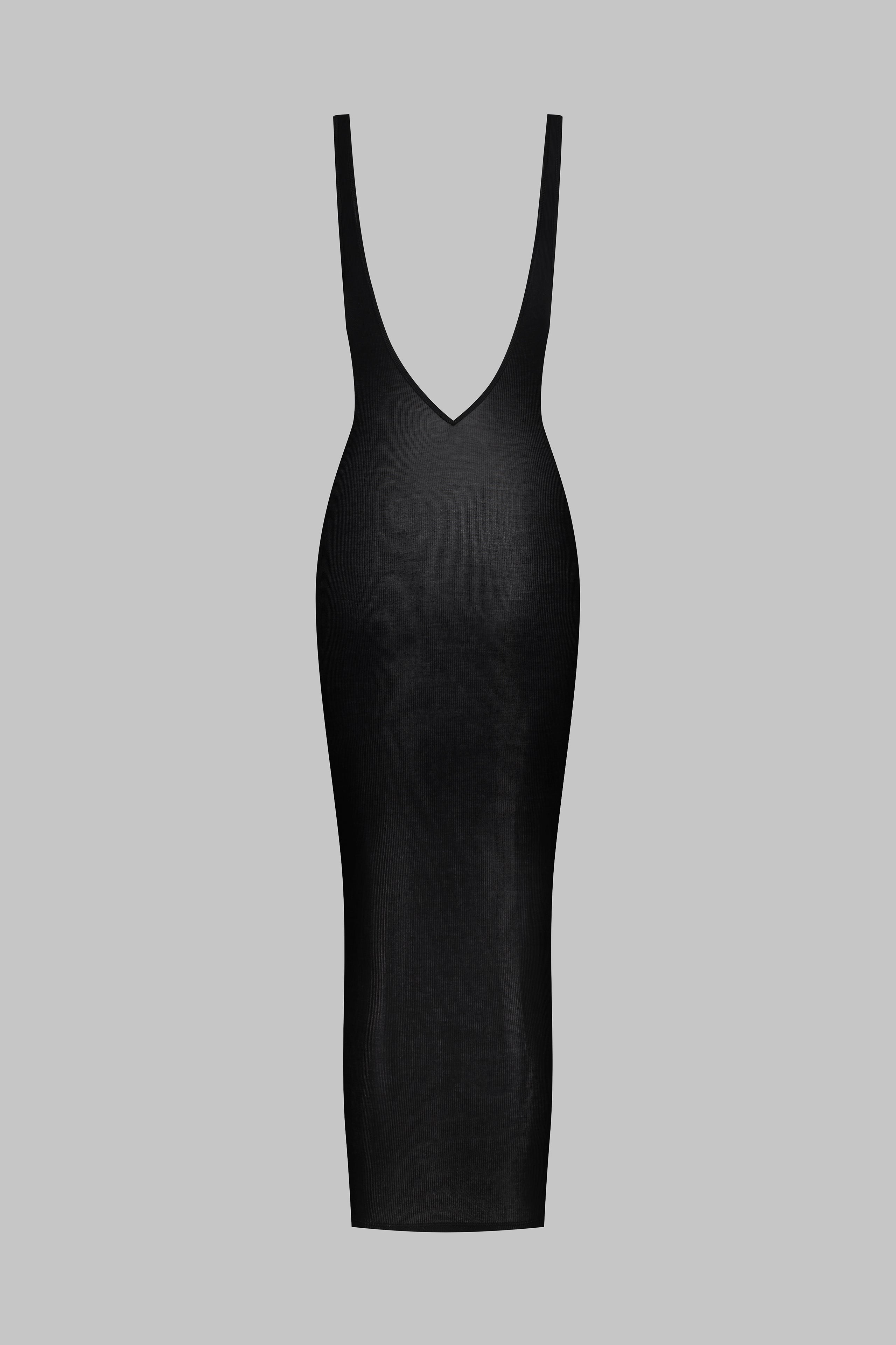 Naked Back Dress - La Femme Amazone