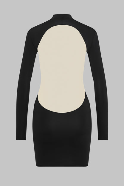 Minuit Long Sleeve Dress - Pure Tentation