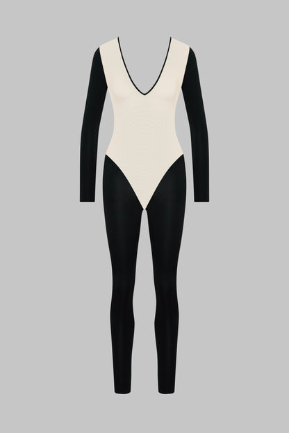 Long Sleeve Backless Jumpsuit - Pure Tentation