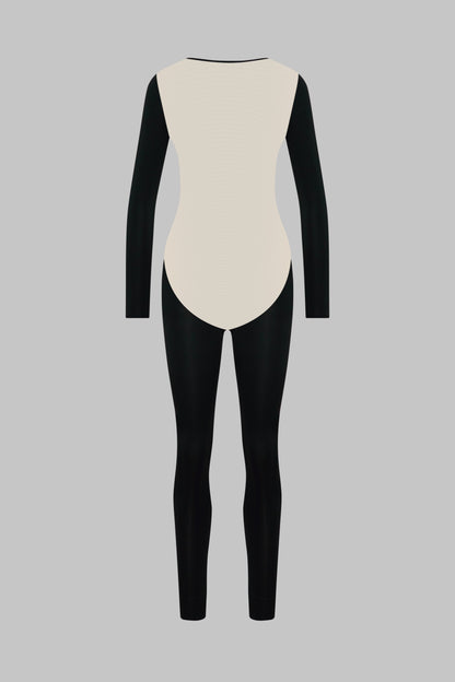 Long Sleeve Backless Jumpsuit - Pure Tentation