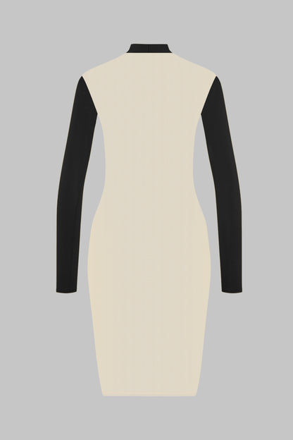 Long Sleeve Backless Dress - Pure Tentation