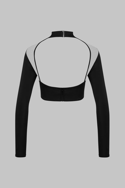 Sheer Long Sleeve Top - Pure Tentation