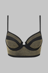 Studded bustier bra 