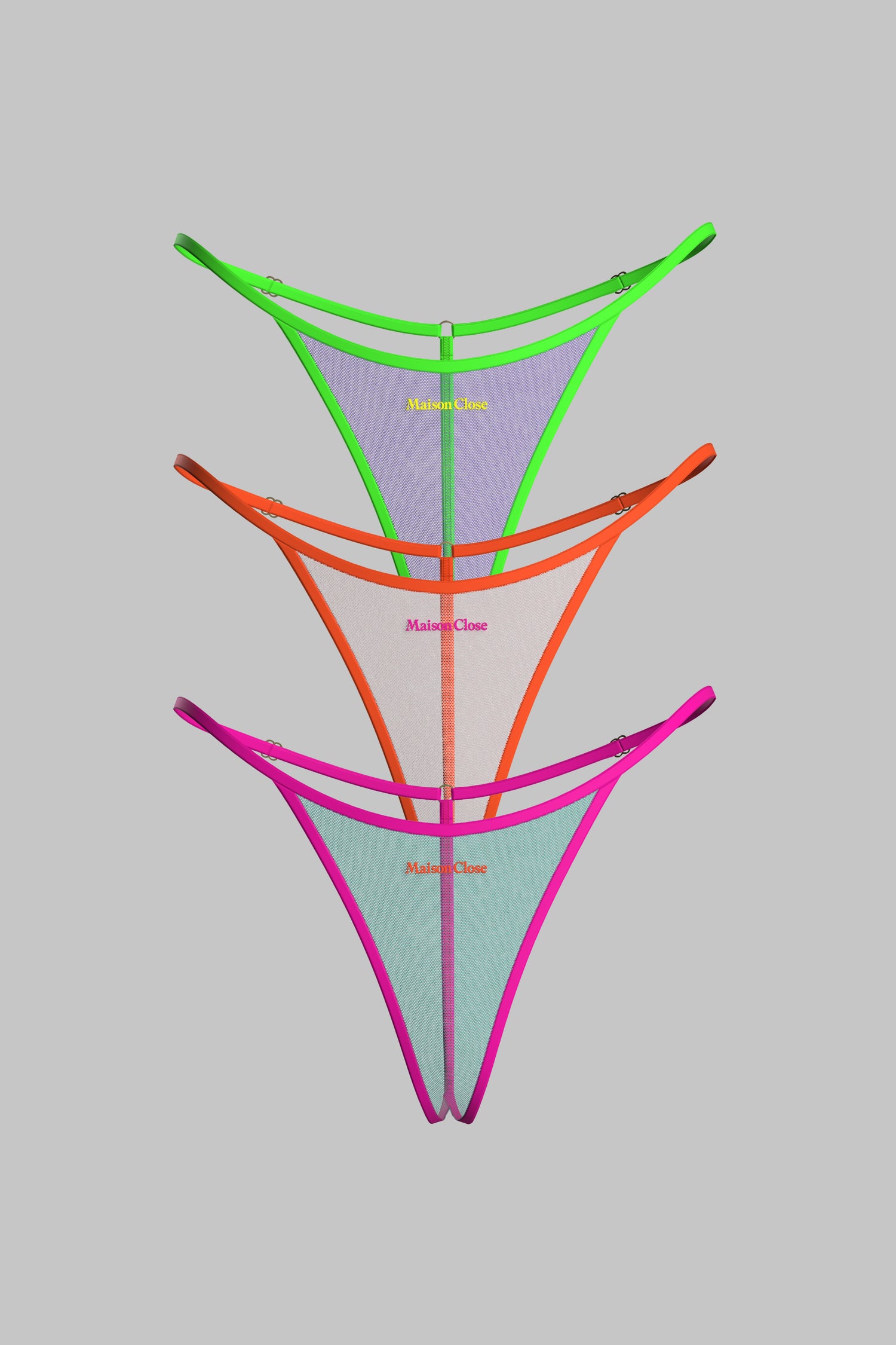 Set of 3 Micro Thongs - Panorama