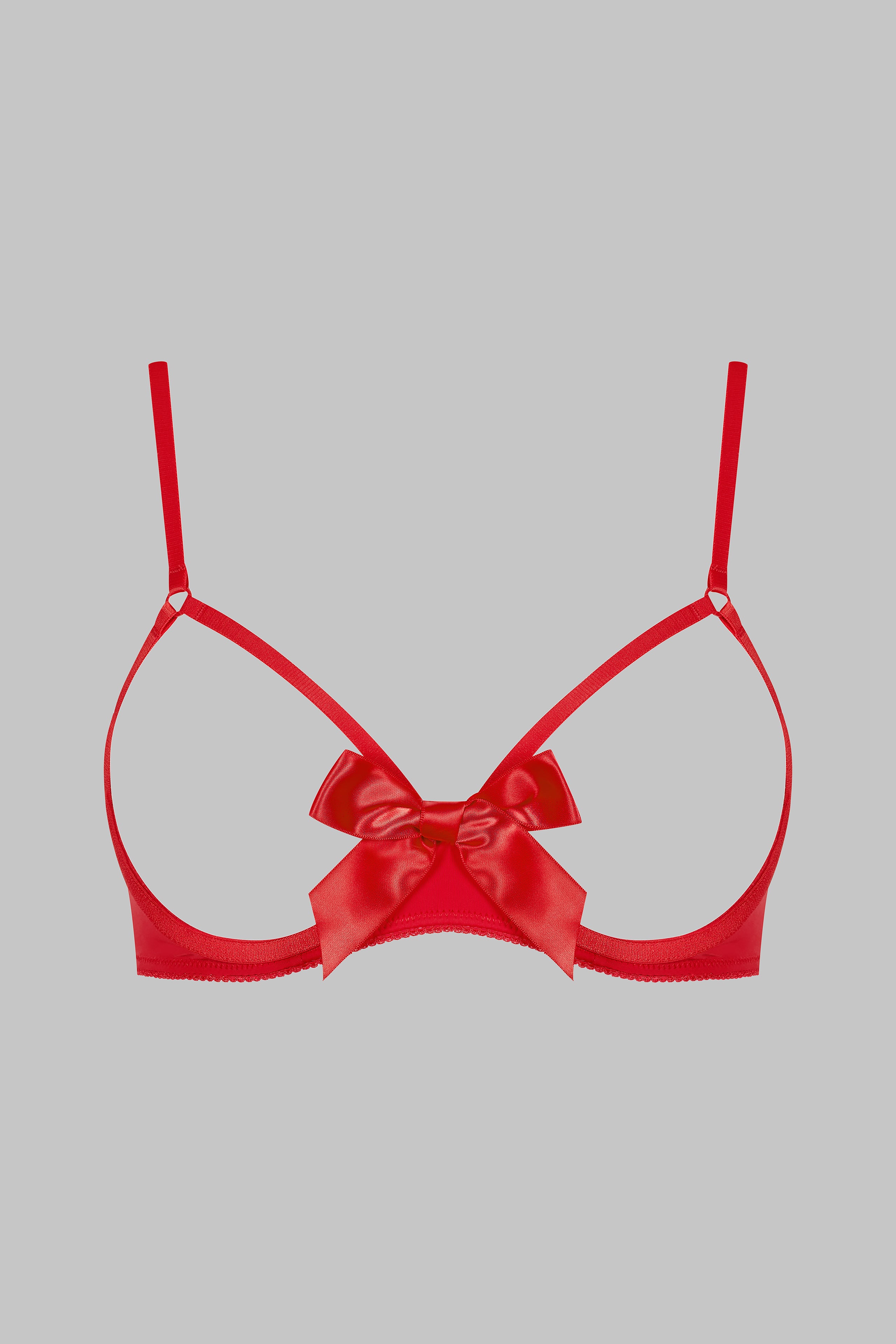 Cupless bra with bow - Le Petit Secret