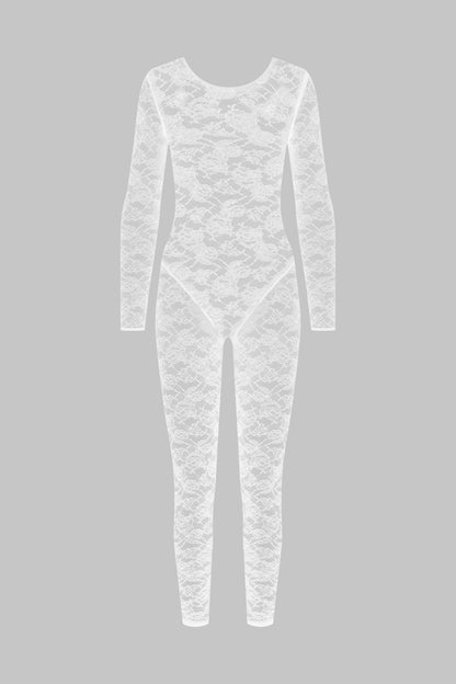 Long sleeve backless jumpsuit - Flashback