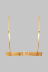 Metallic triangle bra 