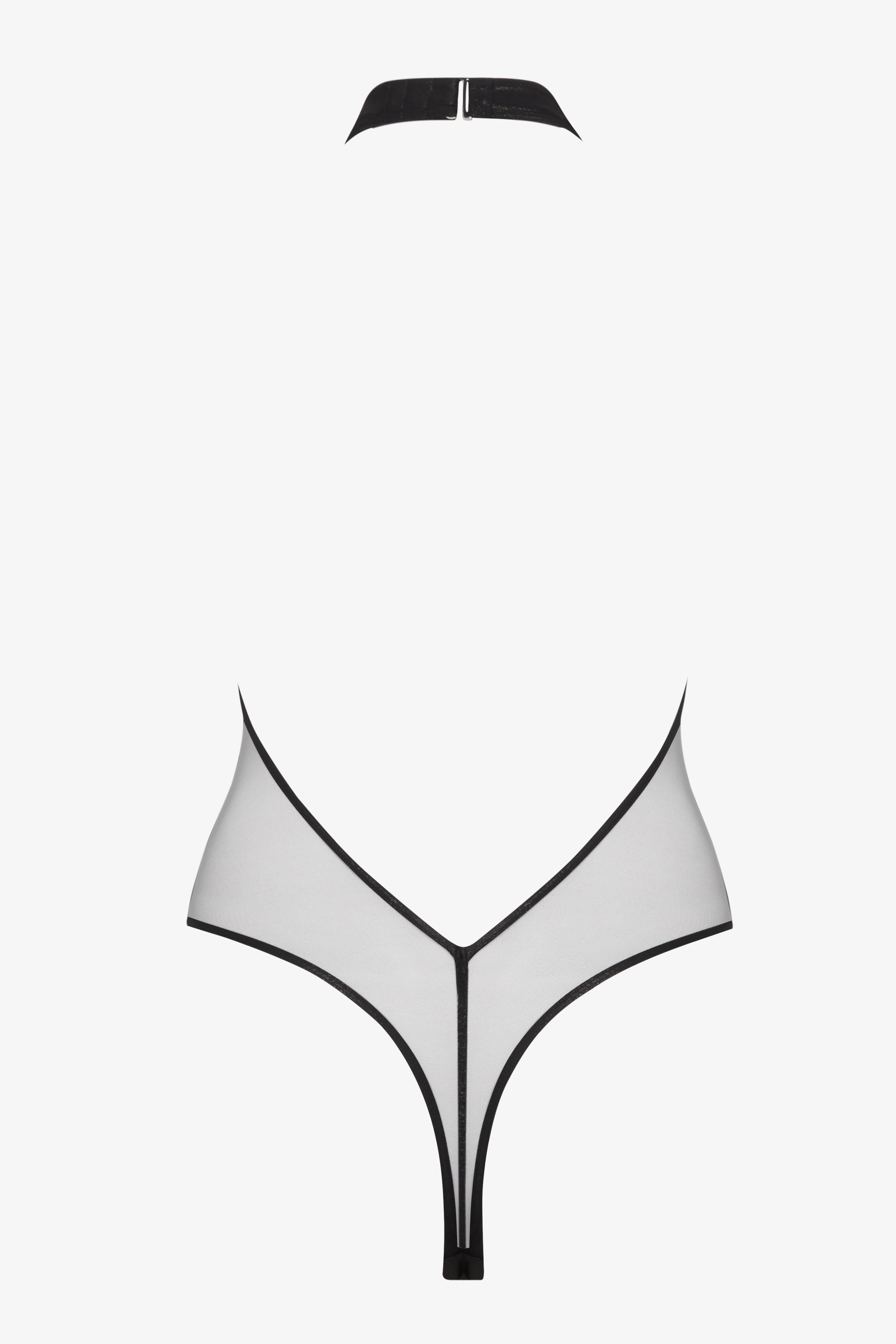 Backless one-piece swimsuit - Minuit