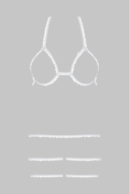 Lingerie Set Trompe L’œil - White
