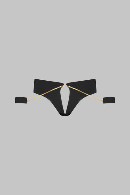 Open Tanga with Handcuffs and Jewelry - Tapage Nocturne