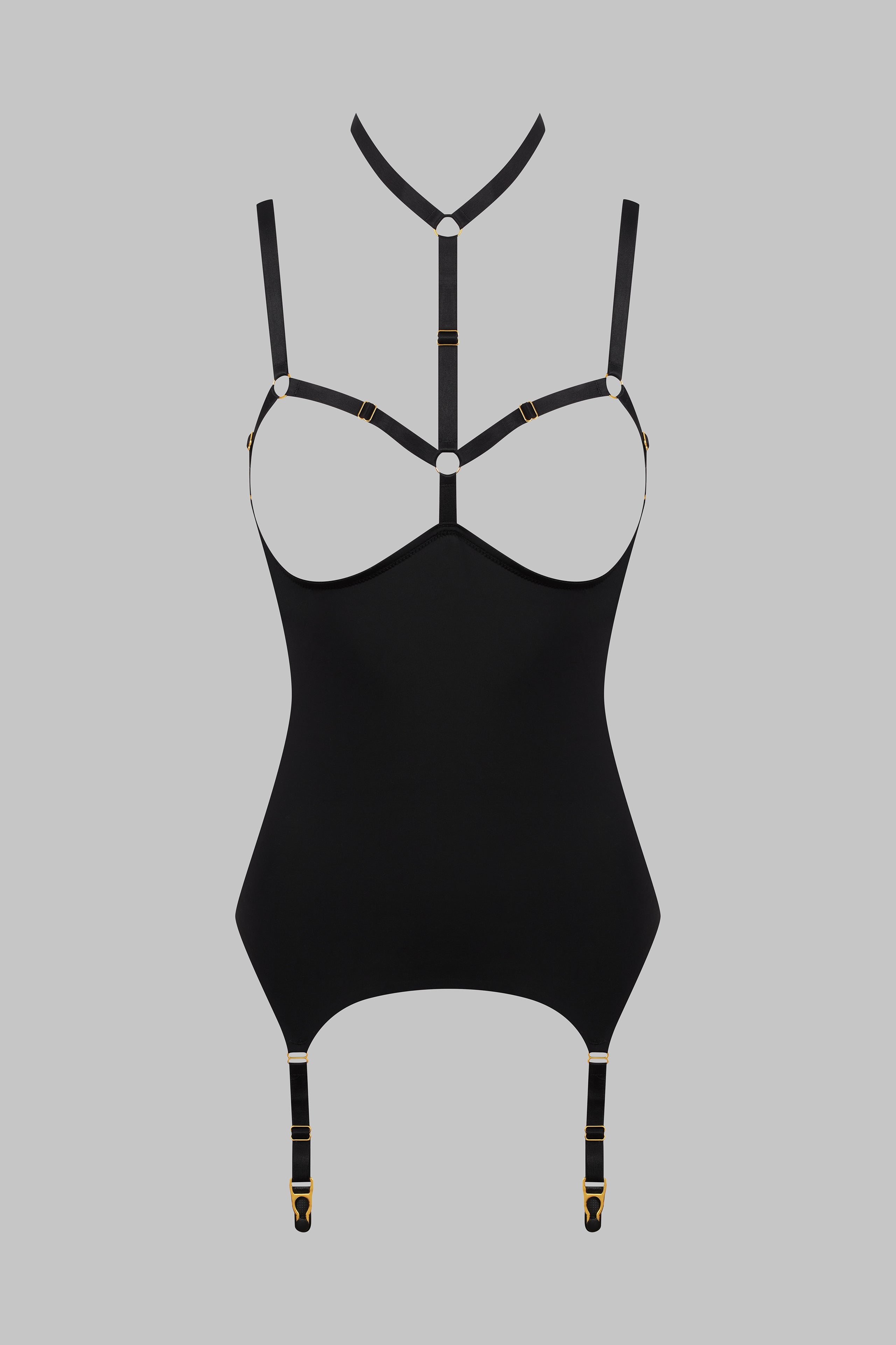 Open Garter Bodysuit - Tapage Nocturne