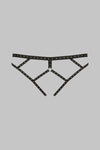 Studded open panty 