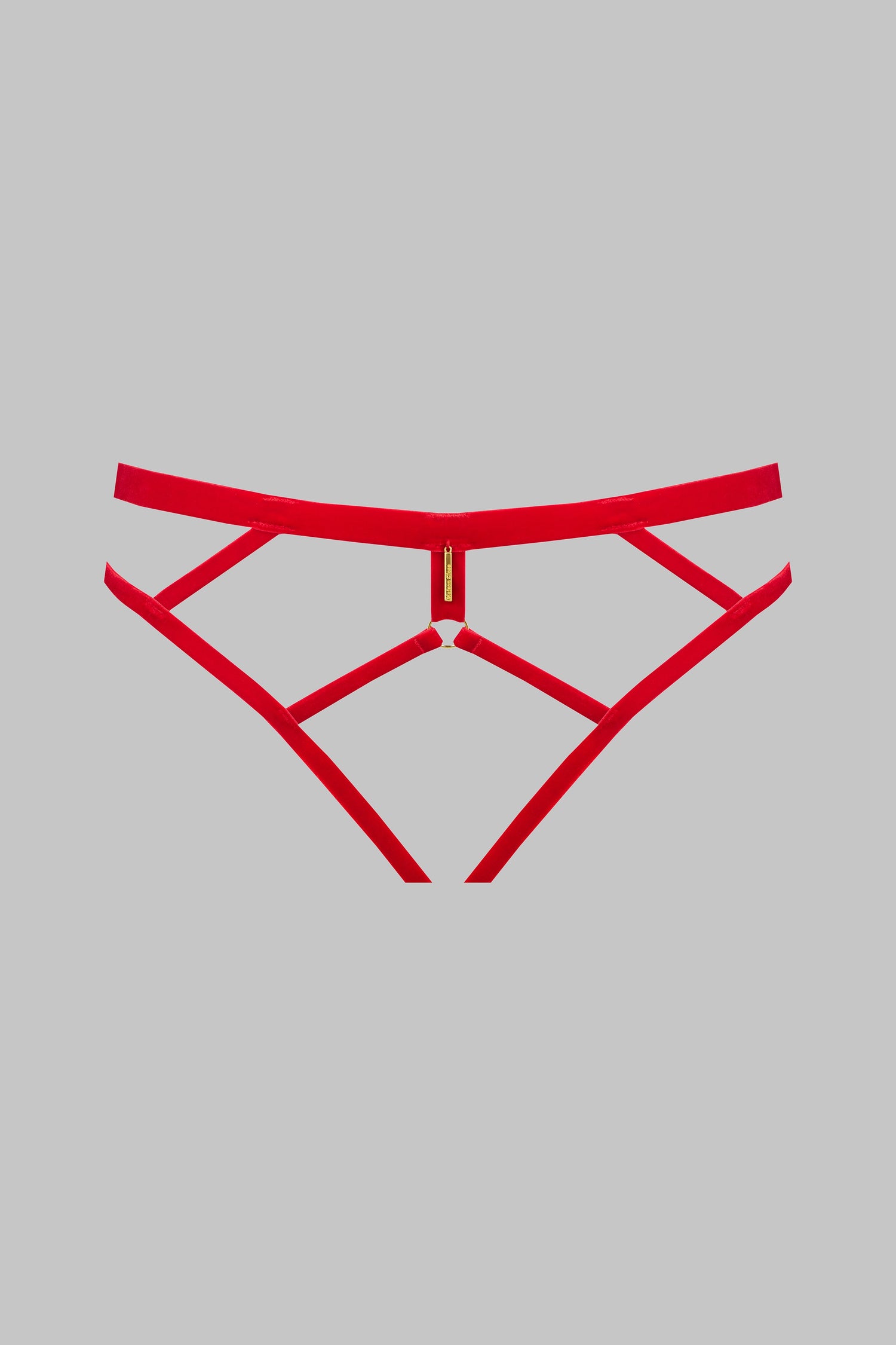 Open panty - Velvet set