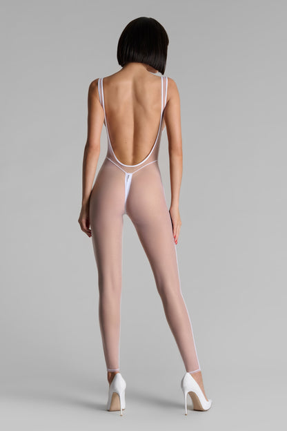 Openable Strap Catsuit  - Pure Tentation