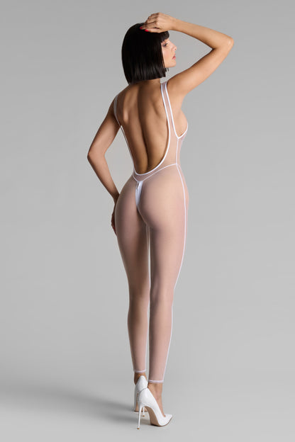 Openable Strap Catsuit  - Pure Tentation