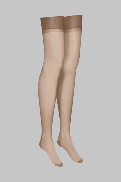 Nylon stockings 15D - Brown - LEGWEAR