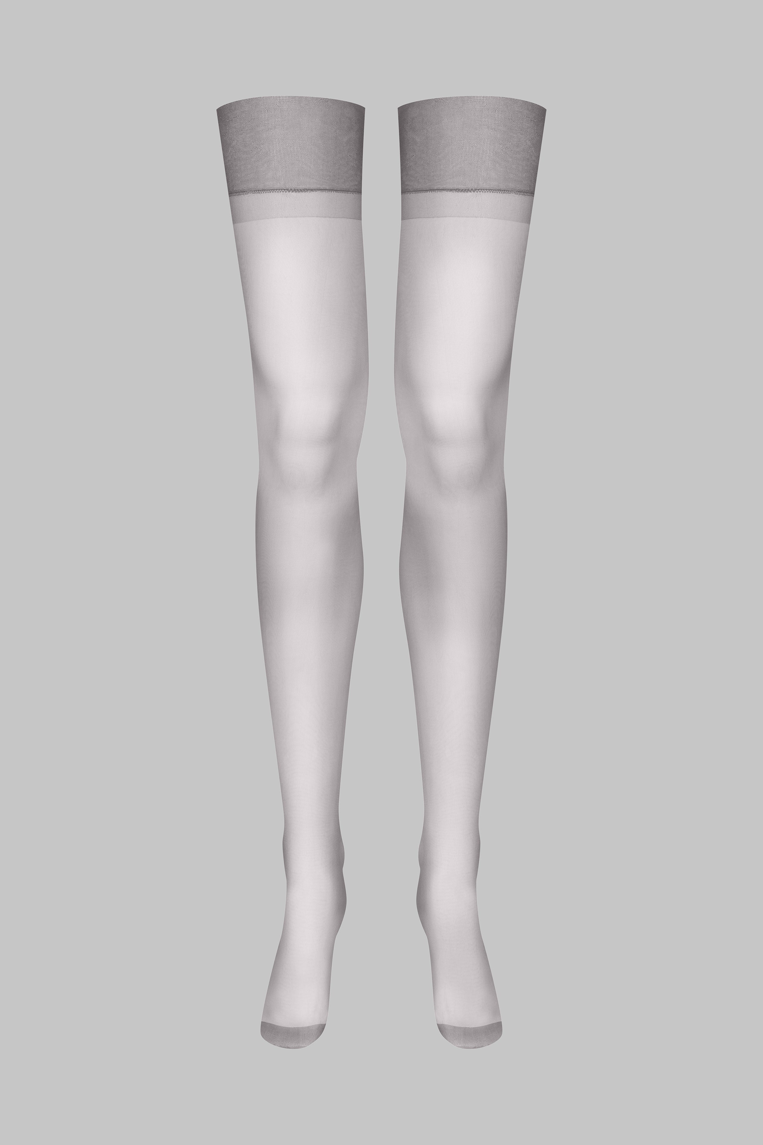 Nylon stockings - 15D - Grey