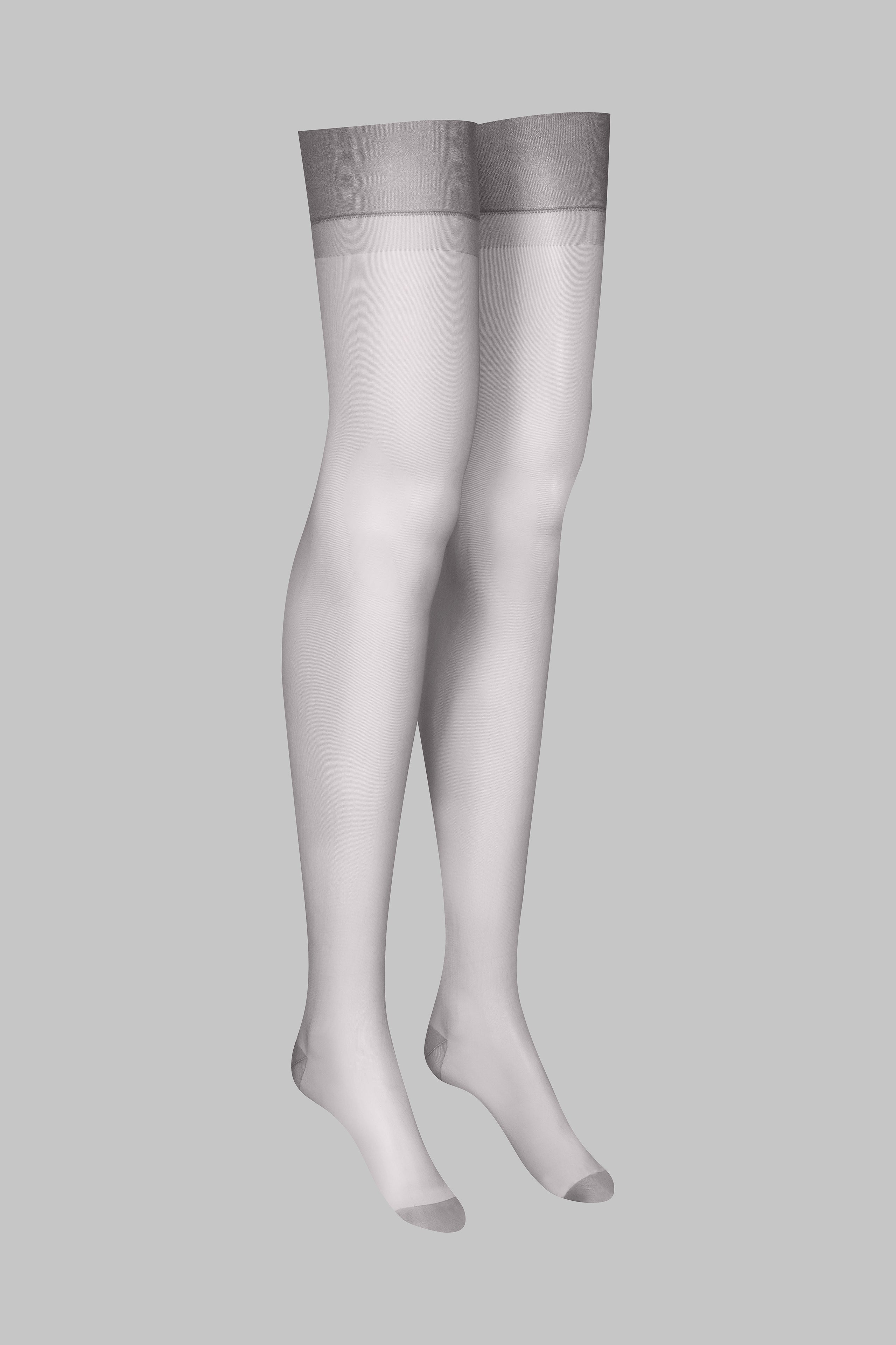 Nylon stockings - 15D - Grey