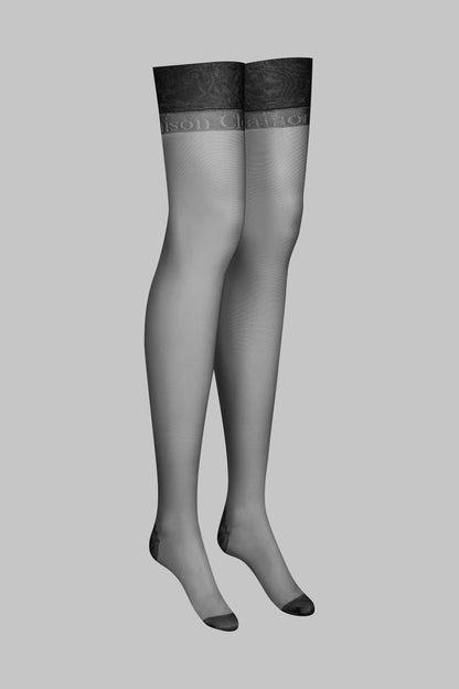 Back seamed nylon stockings Signature 15D - LEGWEAR