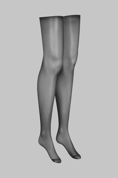 Cut and curled sheer stockings 20D - LEGWEAR