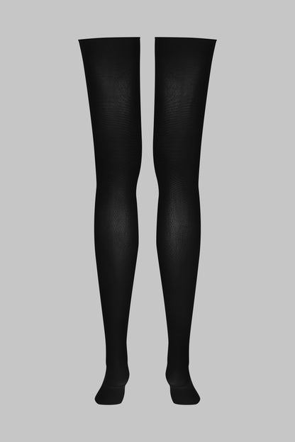 Opaque cut and curled stockings 70D - LEGWEAR