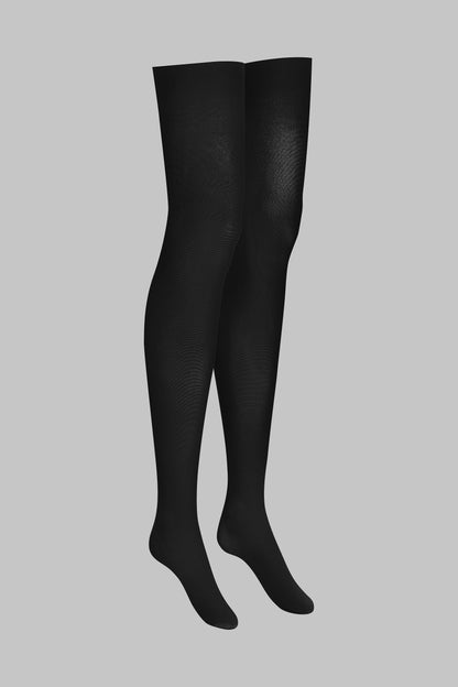 Opaque cut and curled stockings 70D - LEGWEAR