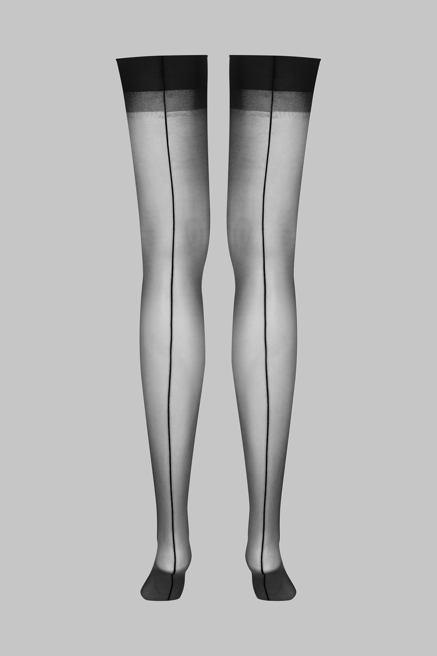 Back seamed garter stockings 20D - LEGWEAR