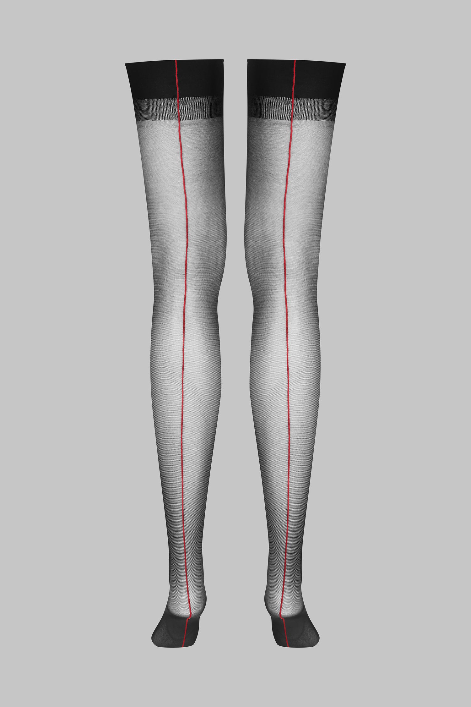 Back seamed garter stockings 20D - LEGWEAR