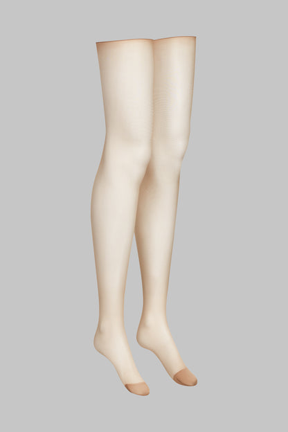 Cut and curled sheer stockings 20D - LEGWEAR