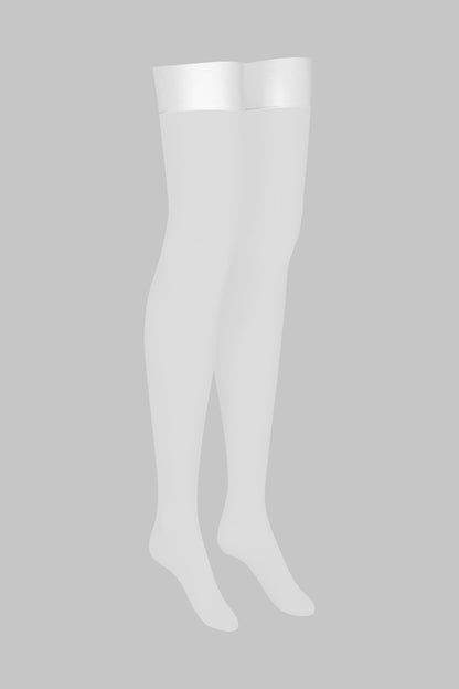 Nylon stockings 15D - White - LEGWEAR